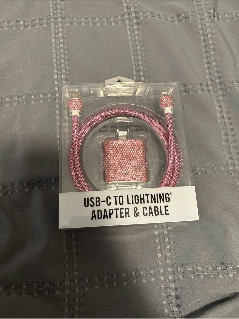 USB-C to Lightning Adapter & Cable - Pink